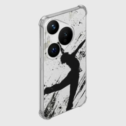 Чехол для Huawei Pura 70 Брейк-данс в черно-белом - фото 2