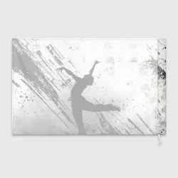 Флаг 3D Брейк-данс в черно-белом - фото 2