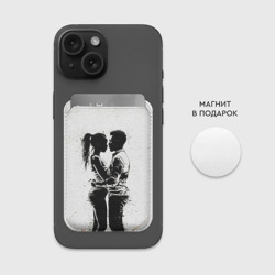 Картхолдер Magsafe магнитный Кизомба на белом - фото 2