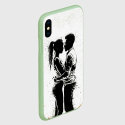 Чехол для iPhone XS Max матовый Кизомба на белом - фото 2
