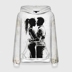 Женская толстовка 3D Кизомба на белом