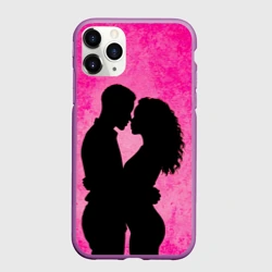 Чехол для iPhone 11 Pro матовый Кизомба в розовом