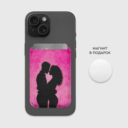 Картхолдер Magsafe магнитный Кизомба в розовом - фото 2