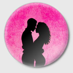 Значок Кизомба в розовом