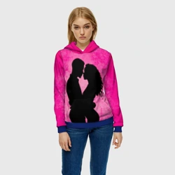 Женская толстовка 3D Кизомба в розовом - фото 2
