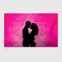 Флаг 3D Кизомба в розовом