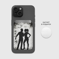 Картхолдер Magsafe магнитный Кизомба на черно-белом - фото 2