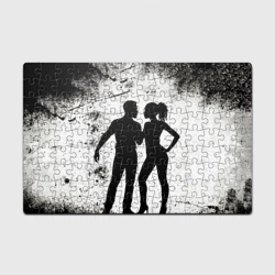 Головоломка Пазл магнитный 126 элементов Кизомба на черно-белом