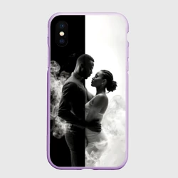 Чехол для iPhone XS Max матовый Кизомба и дым