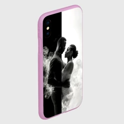 Чехол для iPhone XS Max матовый Кизомба и дым - фото 2