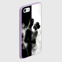 Чехол для iPhone 5/5S матовый Кизомба и дым - фото 2