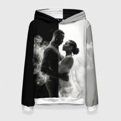 Женская толстовка 3D Кизомба и дым