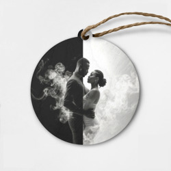 Деревянная игрушка круг Кизомба и дым