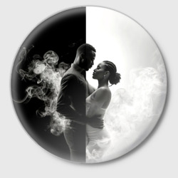 Значок Кизомба и дым