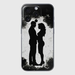 Чехол для iPhone 15 Pro Max силиконовый с защитой камеры Kizomba 