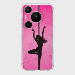 Чехол для Huawei Pura 70 Pole Dance на розовом