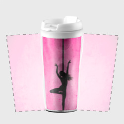 Термокружка-непроливайка Pole Dance на розовом - фото 2