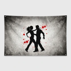 Флаг-баннер Сальса на сером