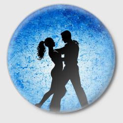 Значок Сальса на синем