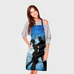 Фартук 3D Сальса на синем - фото 2
