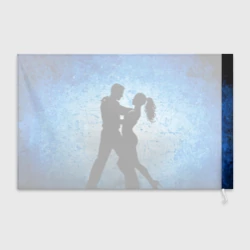 Флаг 3D Сальса на синем - фото 2