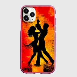 Чехол для iPhone 11 Pro матовый Огненная сальса 