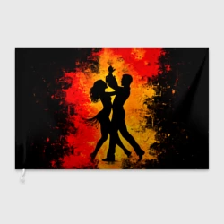 Флаг 3D Огненная сальса 