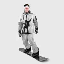 Накидка на куртку 3D Хип-хоп в чб - фото 2