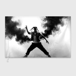 Флаг 3D Хип-хоп танец в черном дыму