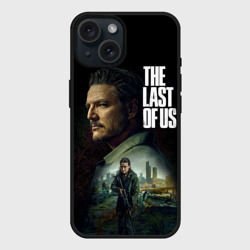 Чехол силиконовый для Apple iPhone 15 матовый Джоэл и Элли The last of us