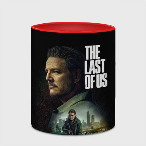 Кружка с полной запечаткой с принтом Джоэл и Элли The last of us, вид спереди #2