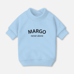 Свитшот для собак хлопок Margo never alone - motto