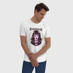 Мужская пижама с белой футболкой хлопок Enchantment - фото 2