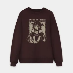 Мужской свитшот oversize без начеса хлопок Loretta