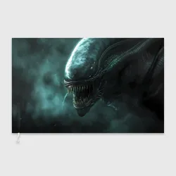 Флаг 3D Чужой в космосе