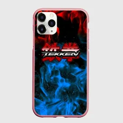 Чехол для iPhone 11 Pro Max матовый Tekken огненные стиль