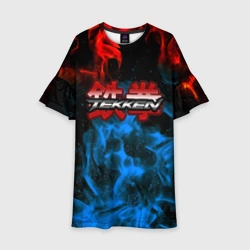 Детское платье 3D Tekken огненные стиль