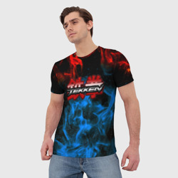 Мужская футболка 3D Tekken огненные стиль - фото 2