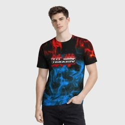 Мужская футболка 3D Tekken огненные стиль - фото 2