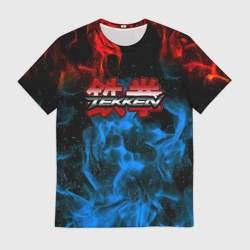 Мужская футболка 3D Tekken огненные стиль