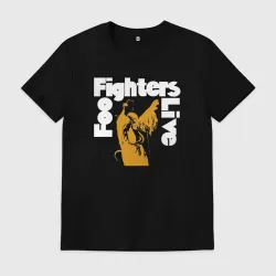 Мужская футболка хлопок Foo Fighters live