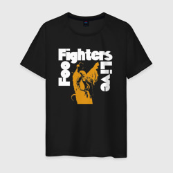 Мужская футболка хлопок Foo Fighters live