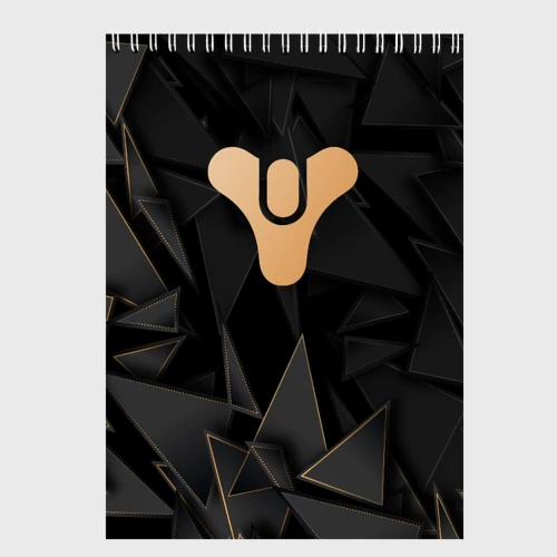 Скетчбук Destiny golden poly