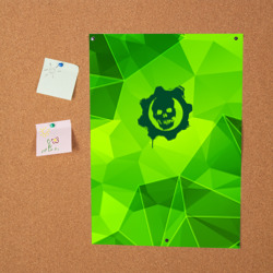 Постер Gears of War green poly - фото 2