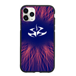 Чехол для iPhone 11 Pro Max матовый Hitman red energy