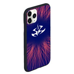 Чехол для iPhone 11 Pro Max матовый Hitman red energy - фото 2