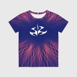 Детская футболка 3D Hitman red energy