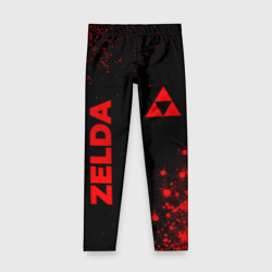 Детские леггинсы 3D Zelda - red gradient вертикально