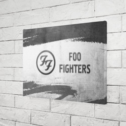 Холст прямоугольный Foo Fighters - white gradient по-горизонтали - фото 2