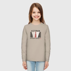 Детский лонгслив хлопок Hitman - штрих код  - фото 2
